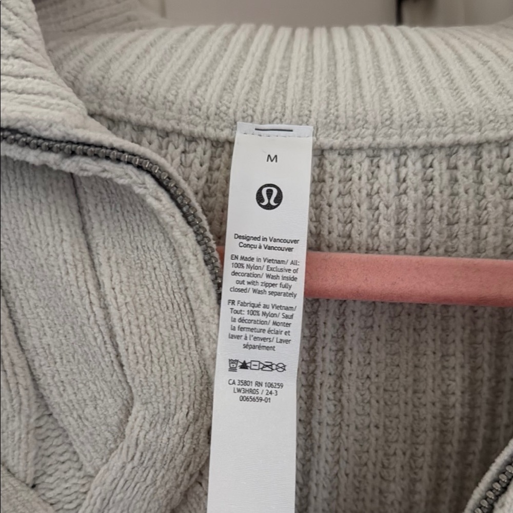 lululemon athletica Cream Cowl Neck Sweater - Picture 2 of 7